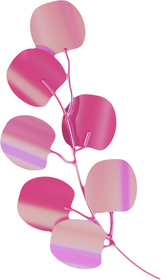 Holographic Chrome Leaves